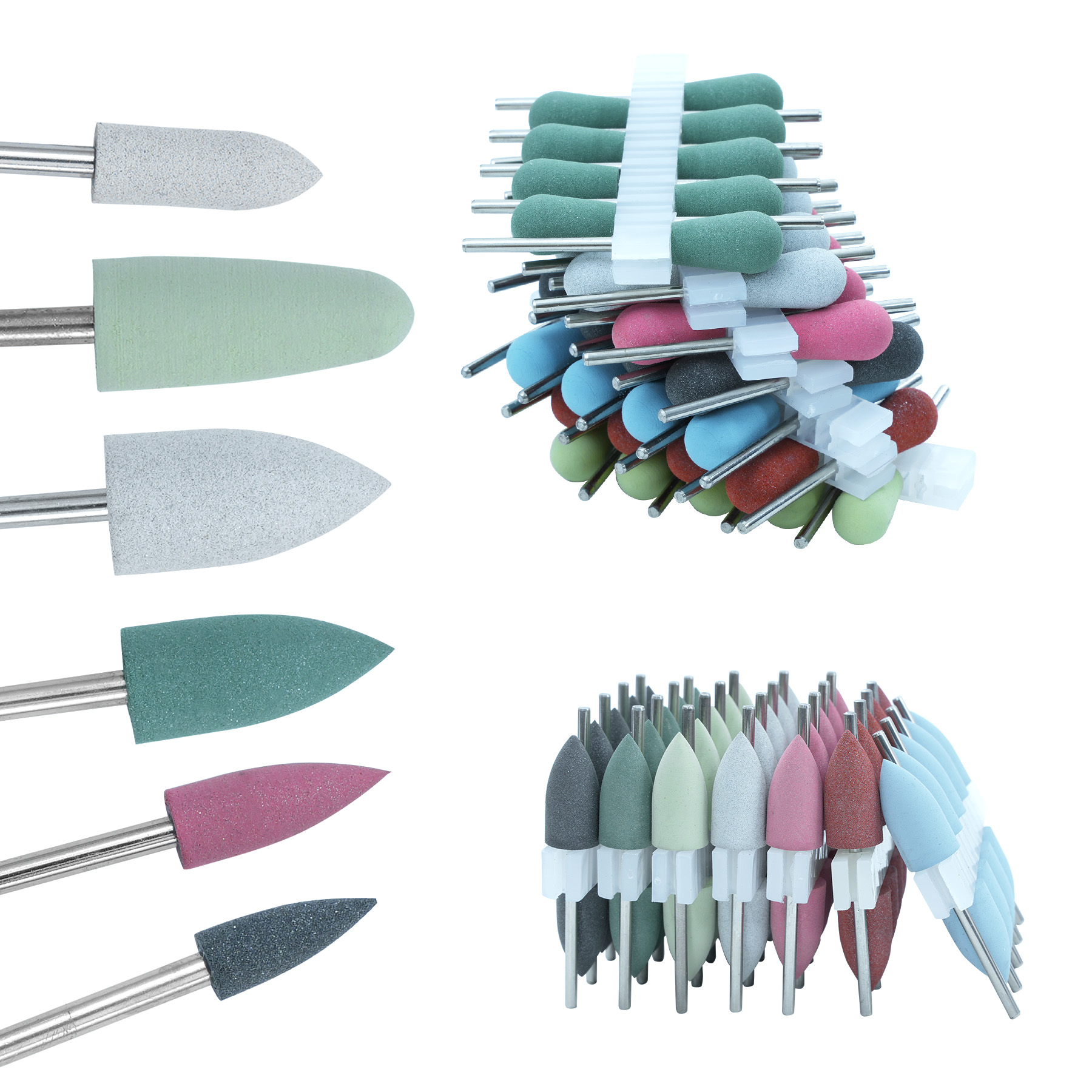 Nail Drill Machine - 10Pcs/Lot Dental Tools Tooth Polish Silicone