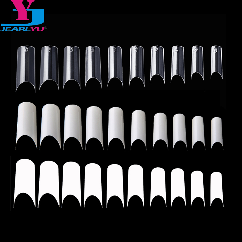 Nail Art Xs - Nail Tips 500 Pcs C Curved