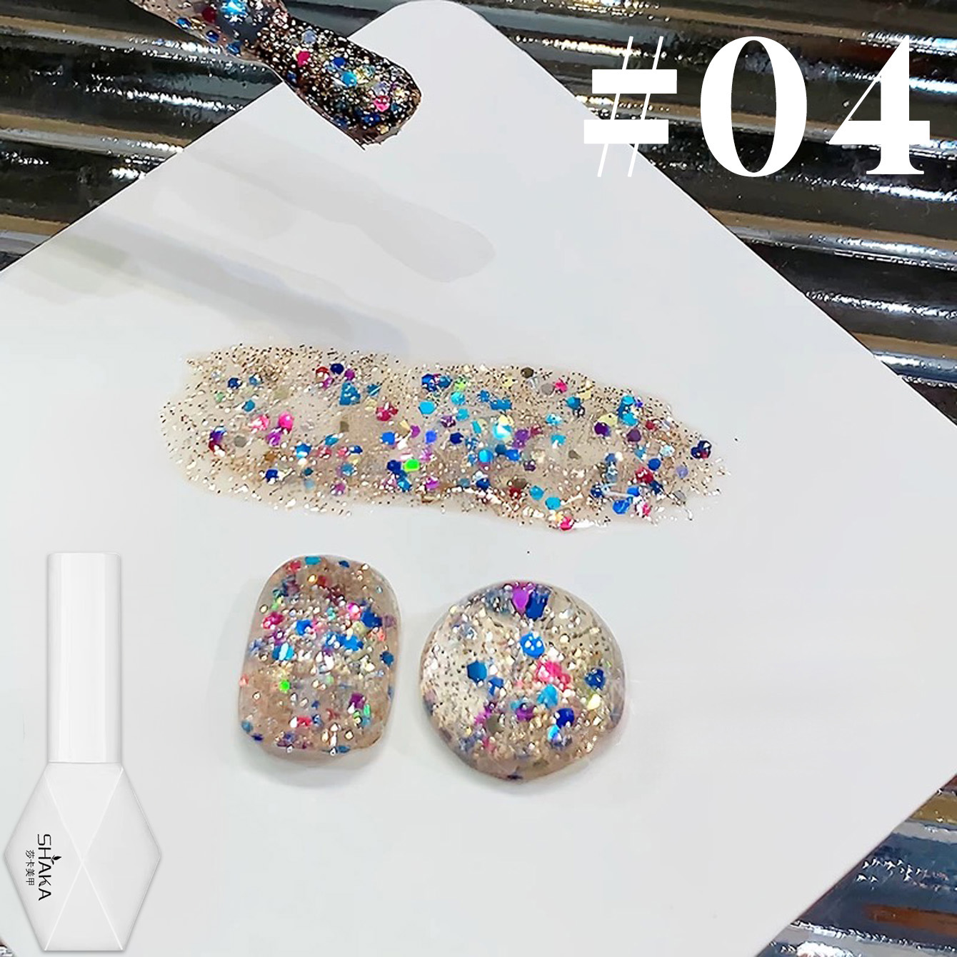 Nail Art Maroon - 1pcs SHAKA Autumn Stars Hold the