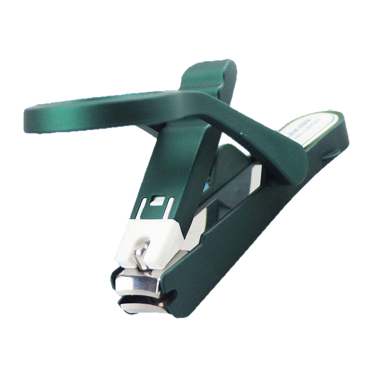 Nail Art Maroon - Precision Nail Clippers with Magnifying Glass