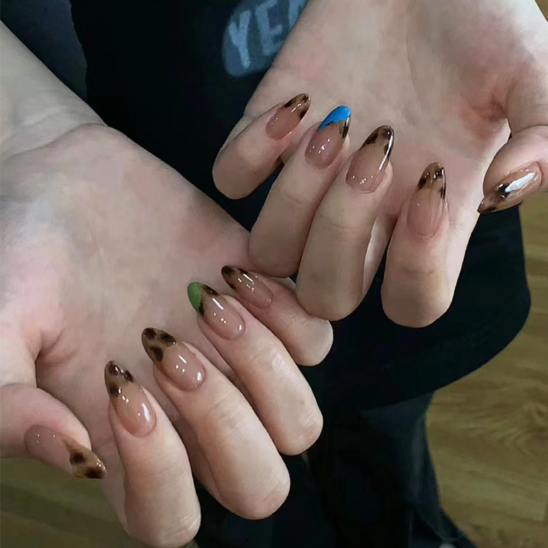 24pcs Black French Fake Nails  - огляд і ціна Nail Art Simple