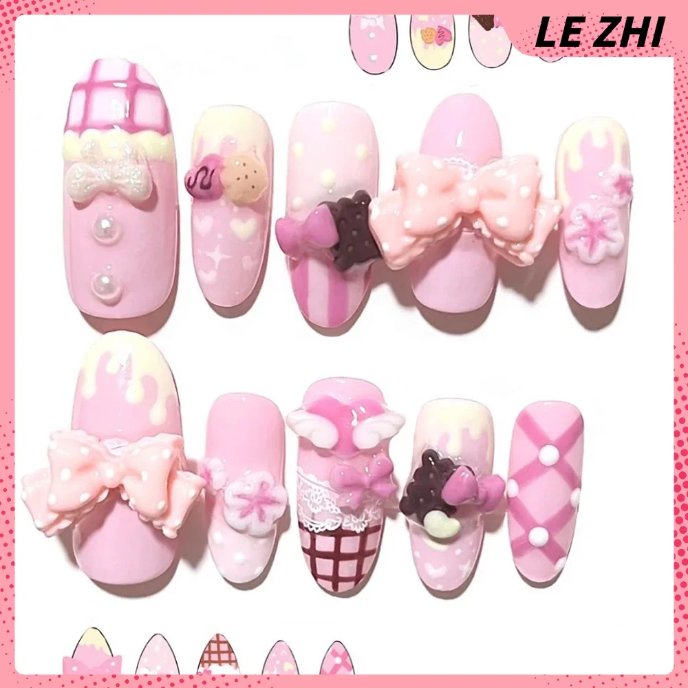 3D Kawaii Hand-Carved Rilakkum - огляд і ціна Nail Art Strawberry