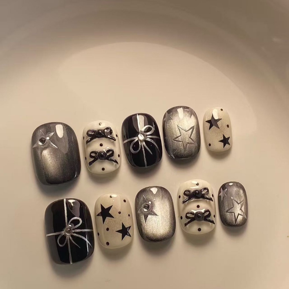 10 Pieces Autumn Winter Simple - огляд і ціна Nail Art Cat Eye Simple