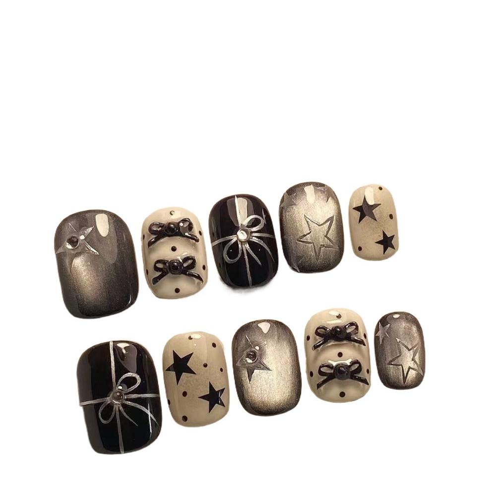 10 Pieces Autumn Winter Simple - огляд і ціна Nail Art Cat Eye Simple