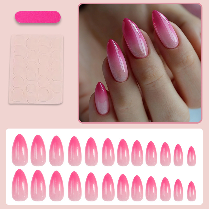 24PCS almond shaped texture na - огляд і ціна Nail Art Simple