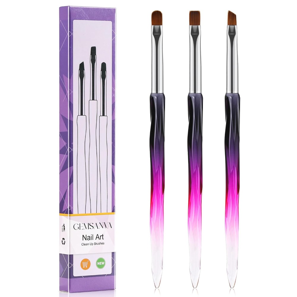 Nail Art Clean Up Brushes Set  - огляд і ціна Nail Art Oval