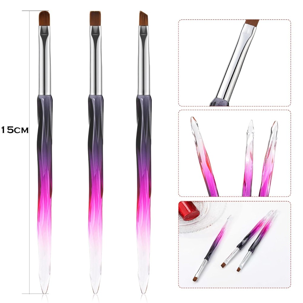 Nail Art Clean Up Brushes Set  - огляд і ціна Nail Art Oval