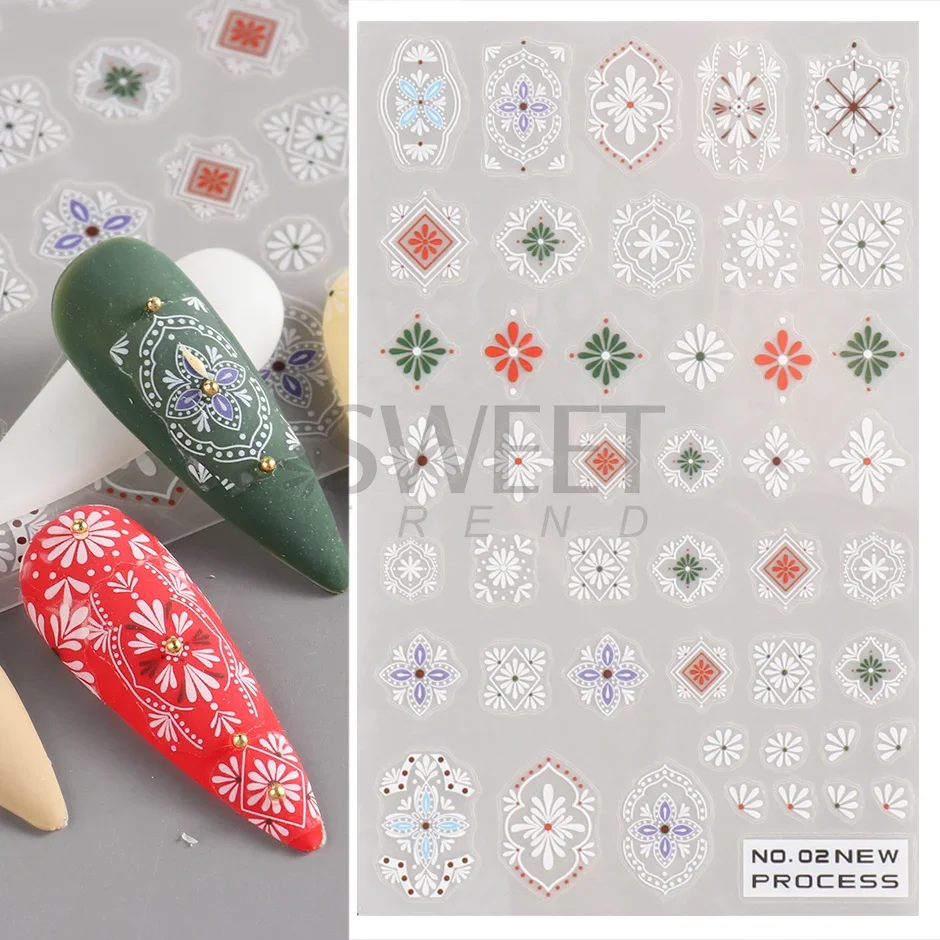 3D Bohemian Matte New Nail Sti - огляд і ціна Nail Art France