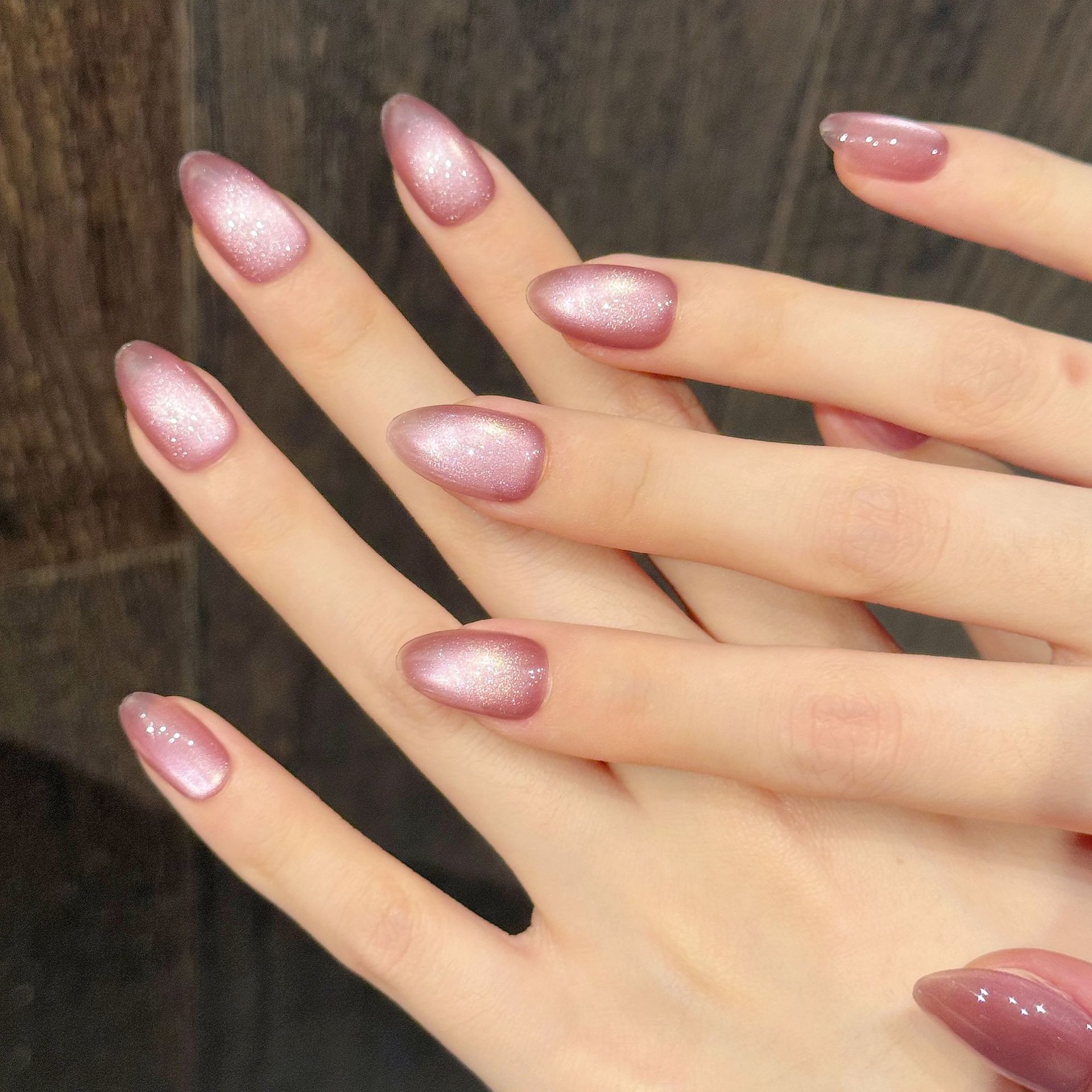 10pcs Pure Hand Pressed Short  - огляд і ціна Nail Art Simple Elegant