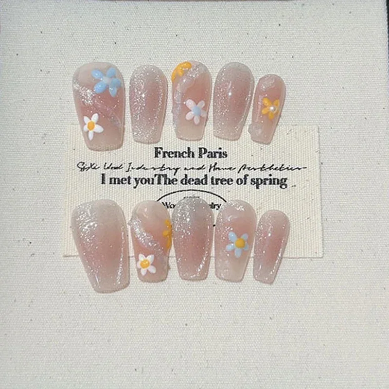 10pcs Cute Handmade Cat Eye Po - огляд і ціна Nail Art Full Cat Eye