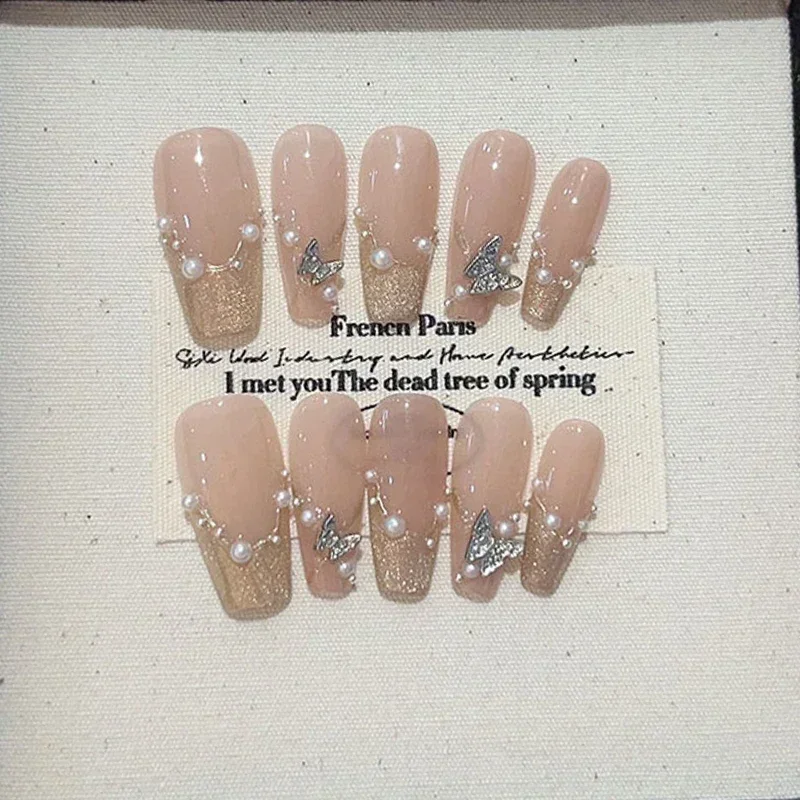 10pcs Cute Handmade Cat Eye Po - огляд і ціна Nail Art Full Cat Eye