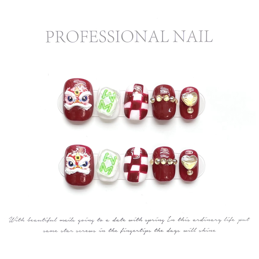 Handmade Short Chinese Mahjong - огляд і ціна Nail Art Xs