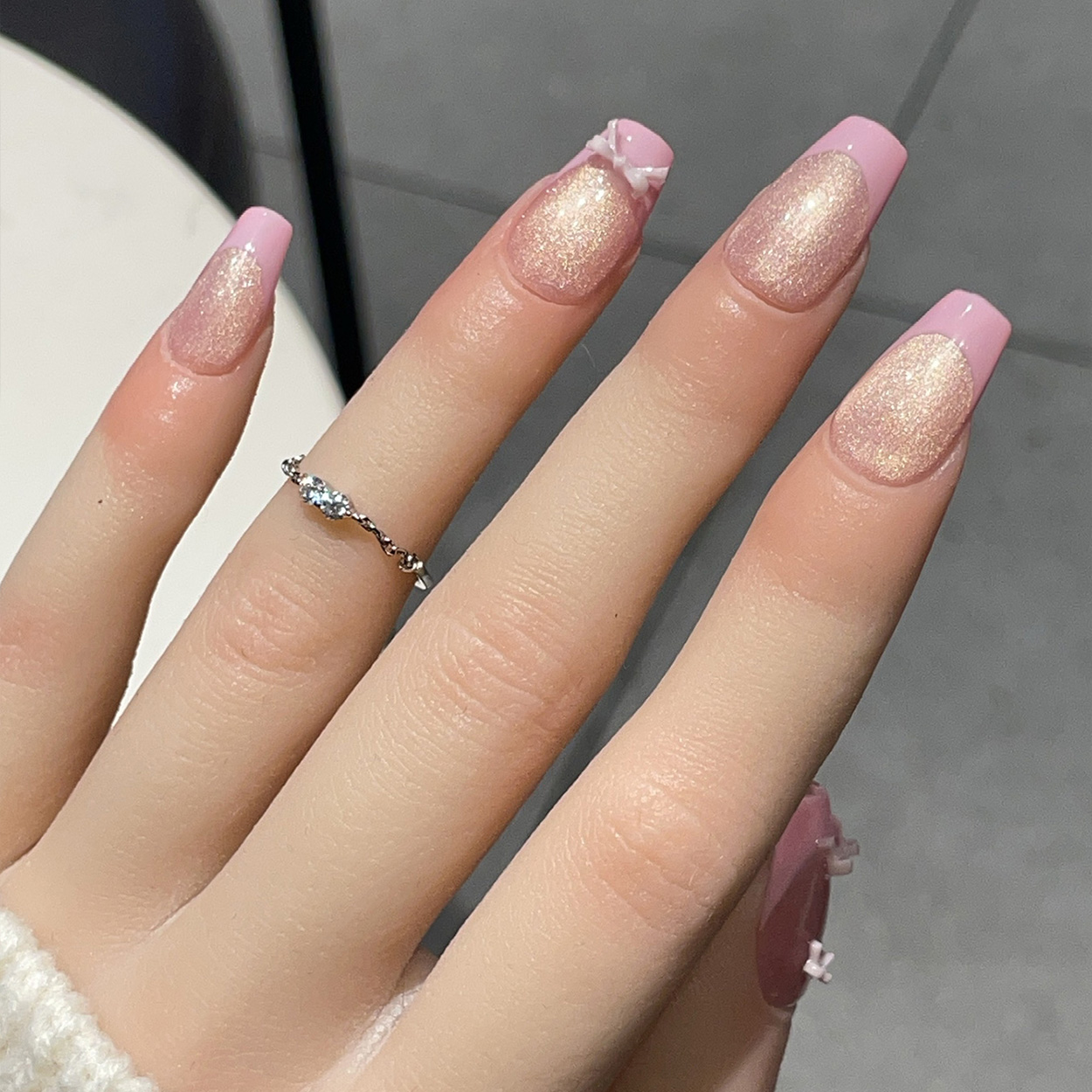 10pcs Short Trapezoid Handmade - огляд і ціна Nail Art Simple Elegant