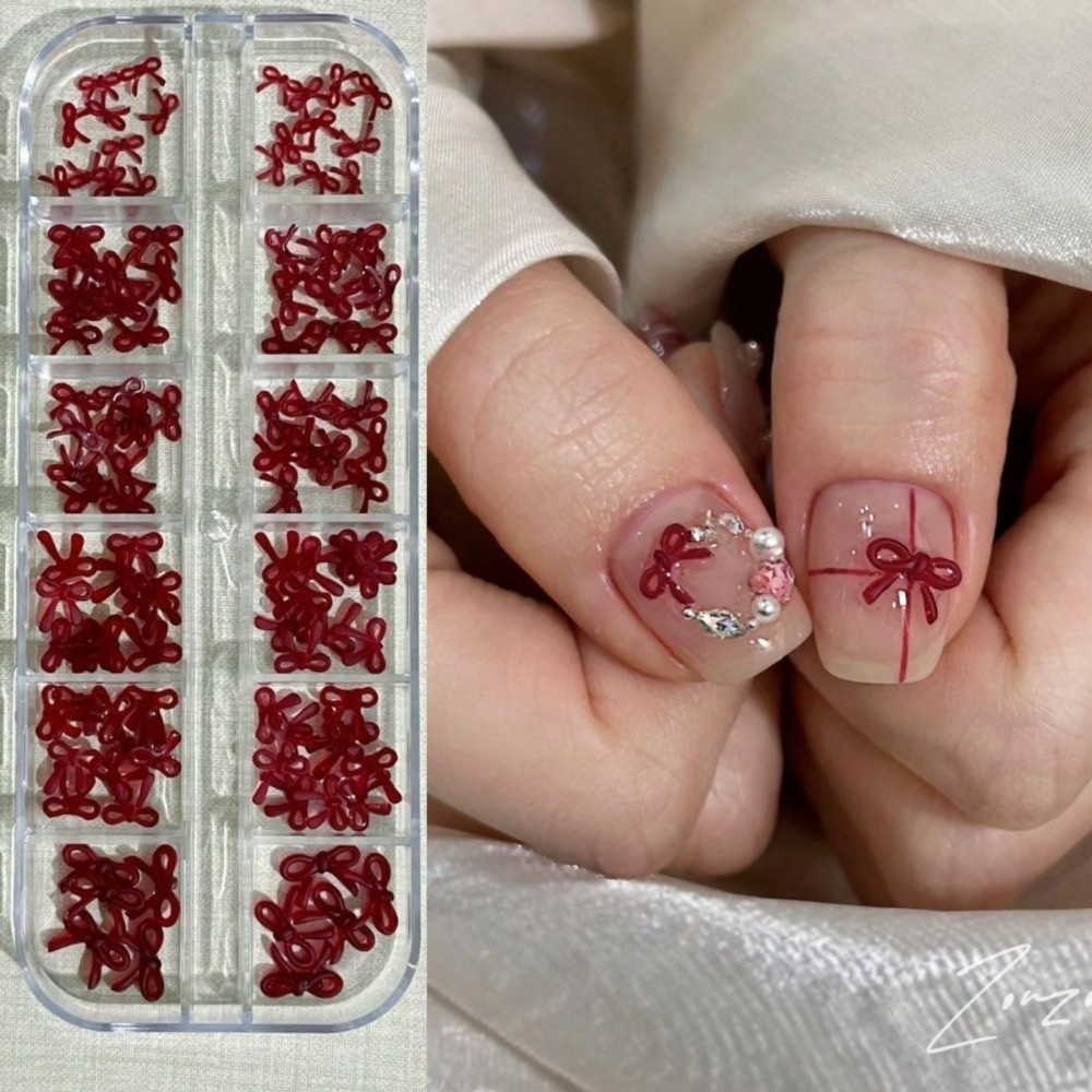 Wine Red Nail Art Decorations  - огляд і ціна Nail Art Burgundy