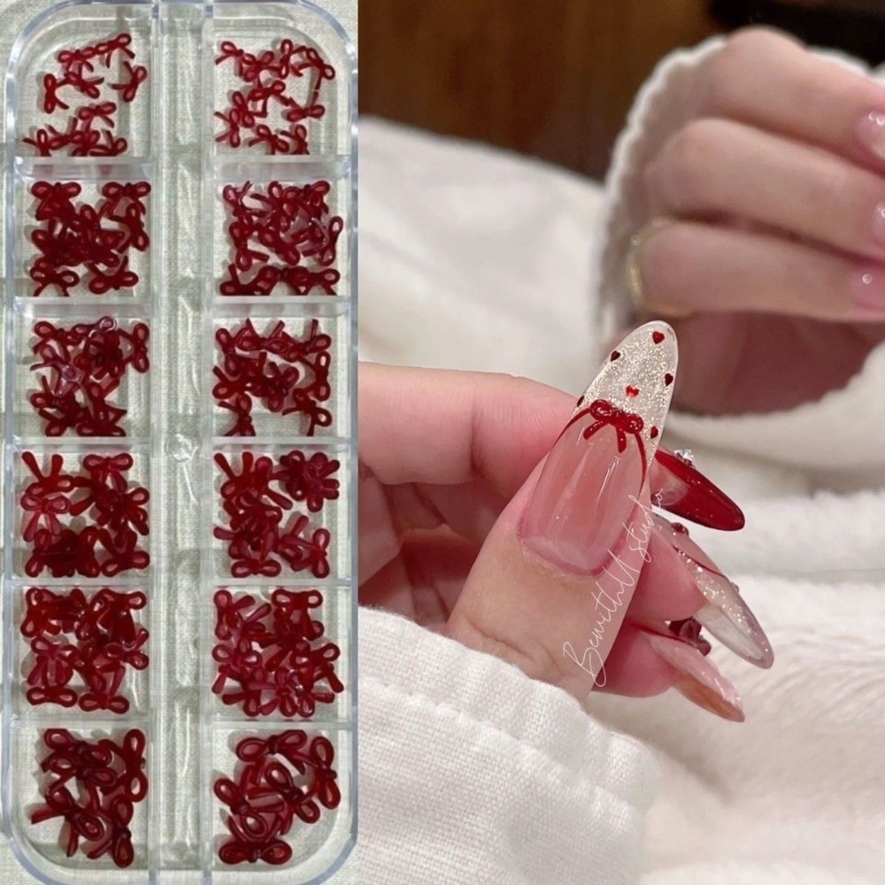 Wine Red Nail Art Decorations  - огляд і ціна Nail Art Burgundy