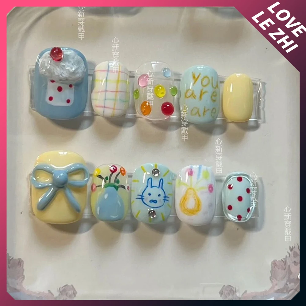 Diy Short Round Creativity Fun - огляд і ціна Nail Art Xs