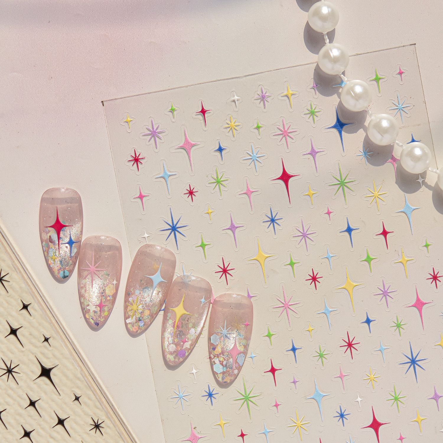 Star 5D Simple Bright Four Poi - огляд і ціна Nail Art Simple Elegant