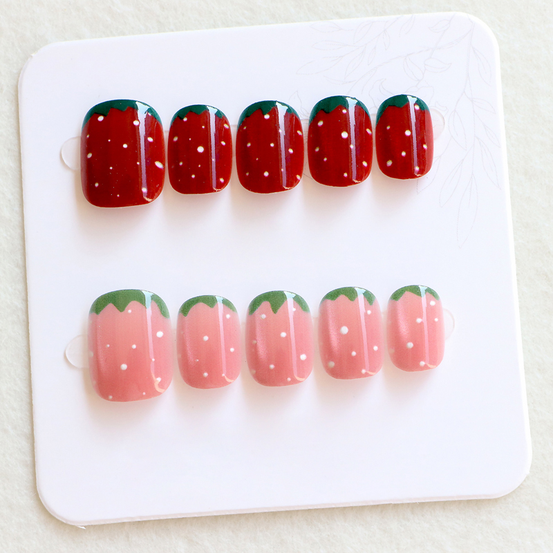 10Pcs Women Fashion Cute Straw - огляд і ціна Nail Art Strawberry