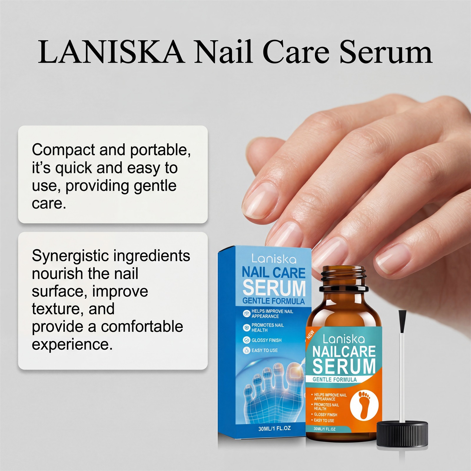 Nail Repair Serum Strengthen F - огляд і ціна Nail Art Maroon