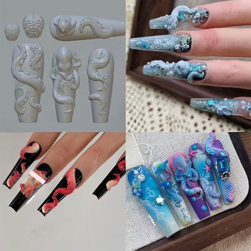 ✰✪Bunny Strawberry Ocean Octop - огляд і ціна Nail Art Strawberry