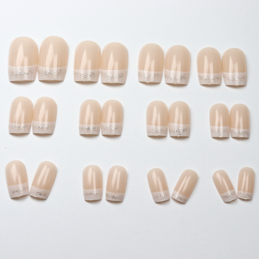 24pcs/set Medium Square fake n - огляд і ціна Nail Art Glitter