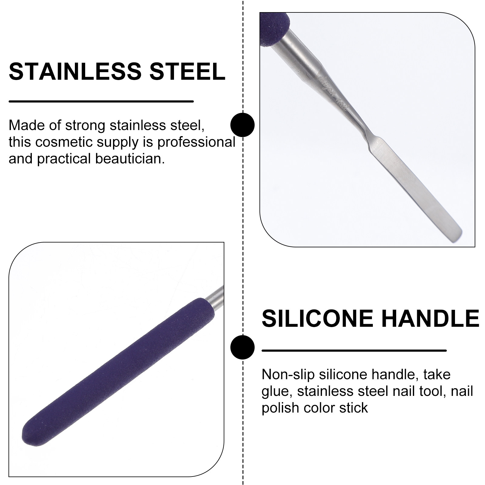 Stainless Steel Mixing Rod for - огляд і ціна Nail Art Natural
