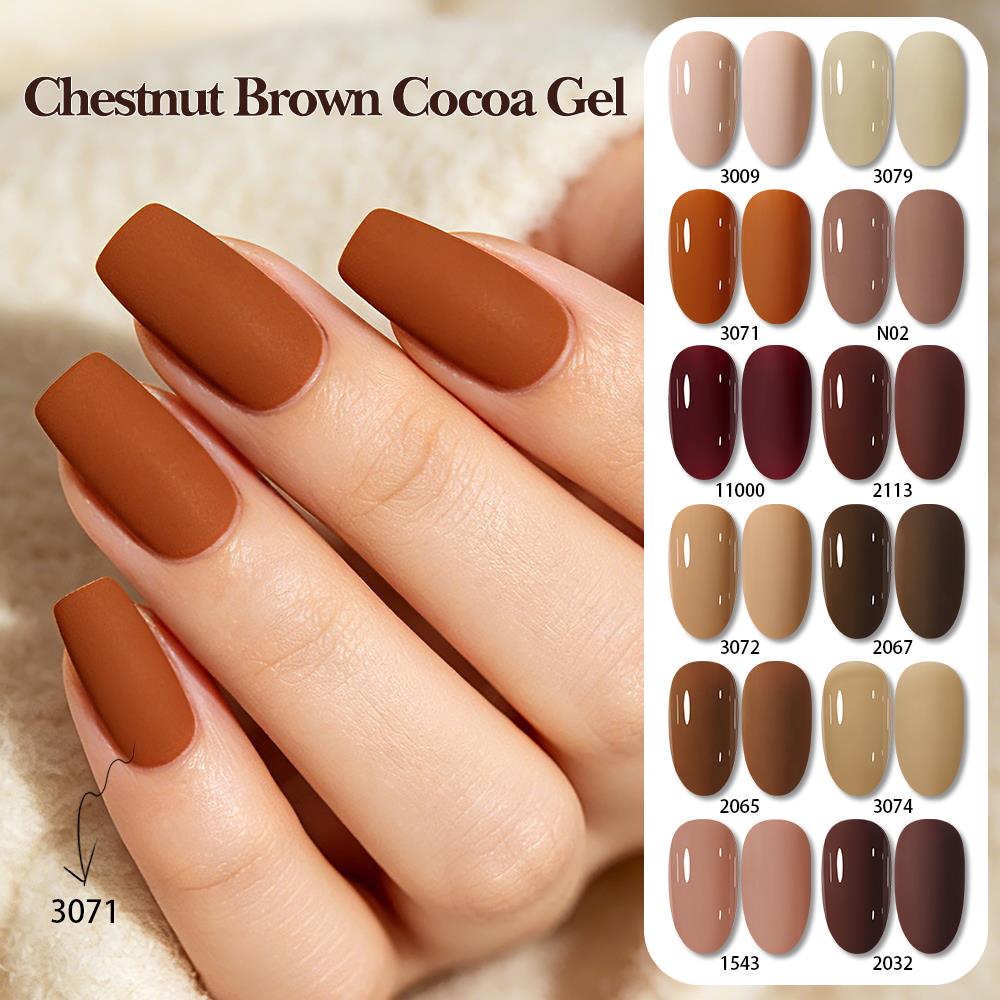 Clou Beaute Autumn Winter Gel  - огляд і ціна Nail Art Burgundy