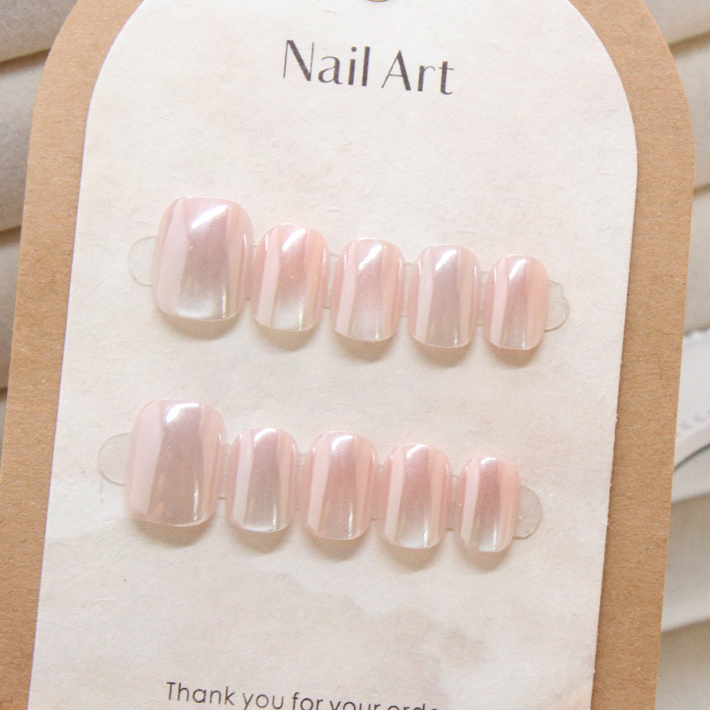 10 Pcs Women Handmade Press on - огляд і ціна Nail Art Cat Eye Simple