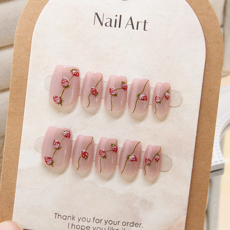 10 Pcs Women Handmade Press on - огляд і ціна Nail Art Cat Eye Simple