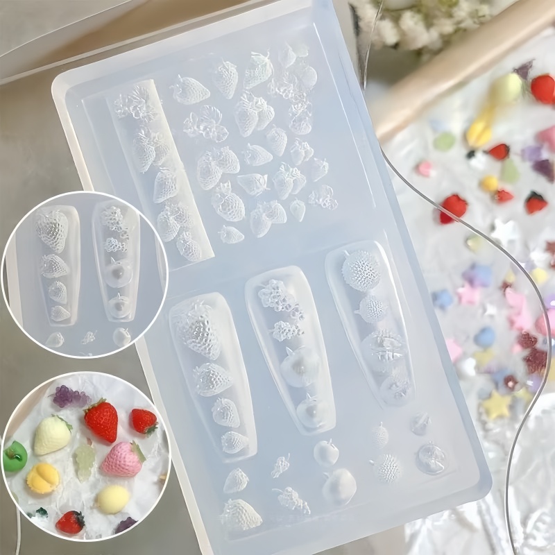 1 Pc Strawberry Nail Mold Frui - огляд і ціна Nail Art Strawberry