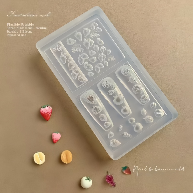 1 Pc Strawberry Nail Mold Frui - огляд і ціна Nail Art Strawberry