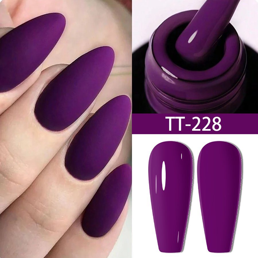 TARTU 8ml Gel Nail Polish 63 C - огляд і ціна Nail Art Burgundy