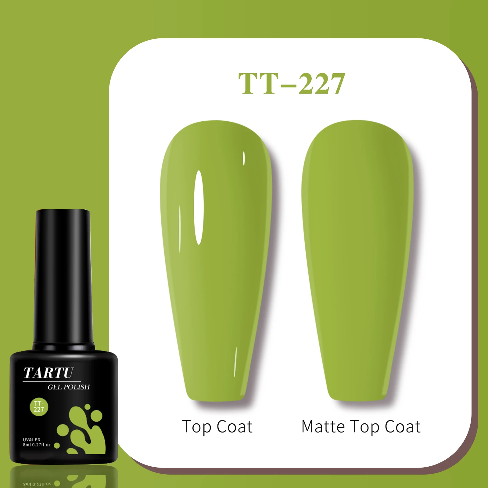 TARTU 8ml Gel Nail Polish 63 C - огляд і ціна Nail Art Burgundy