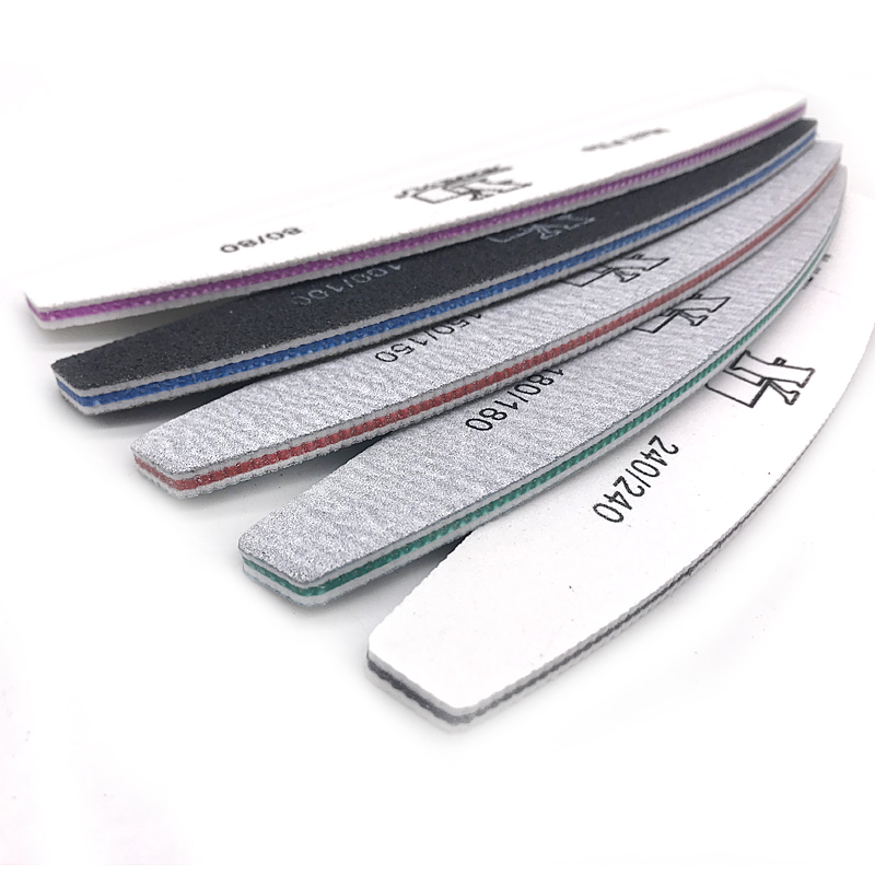 2/5pcs/lot Moon Nail File Mix  - огляд і ціна Nail Art Maroon