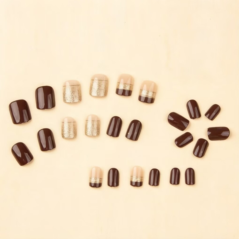 Short Square fake nails for wo - огляд і ціна Nail Art Glitter