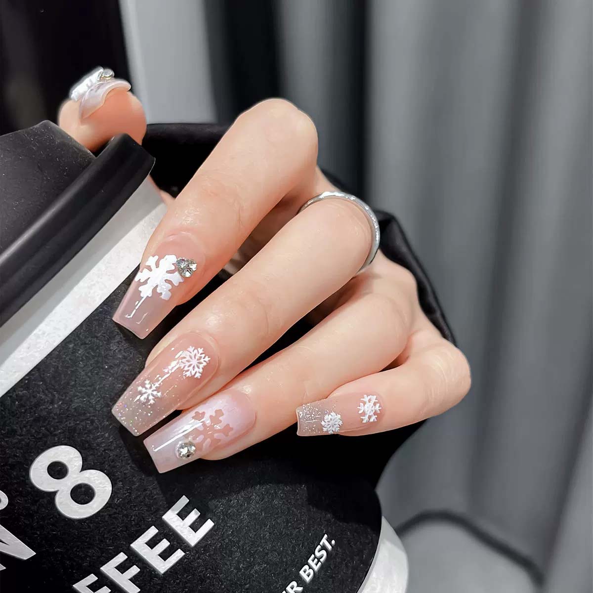 Nail Mold Silicone 3d Snowflak - огляд і ціна Nail Art Maroon
