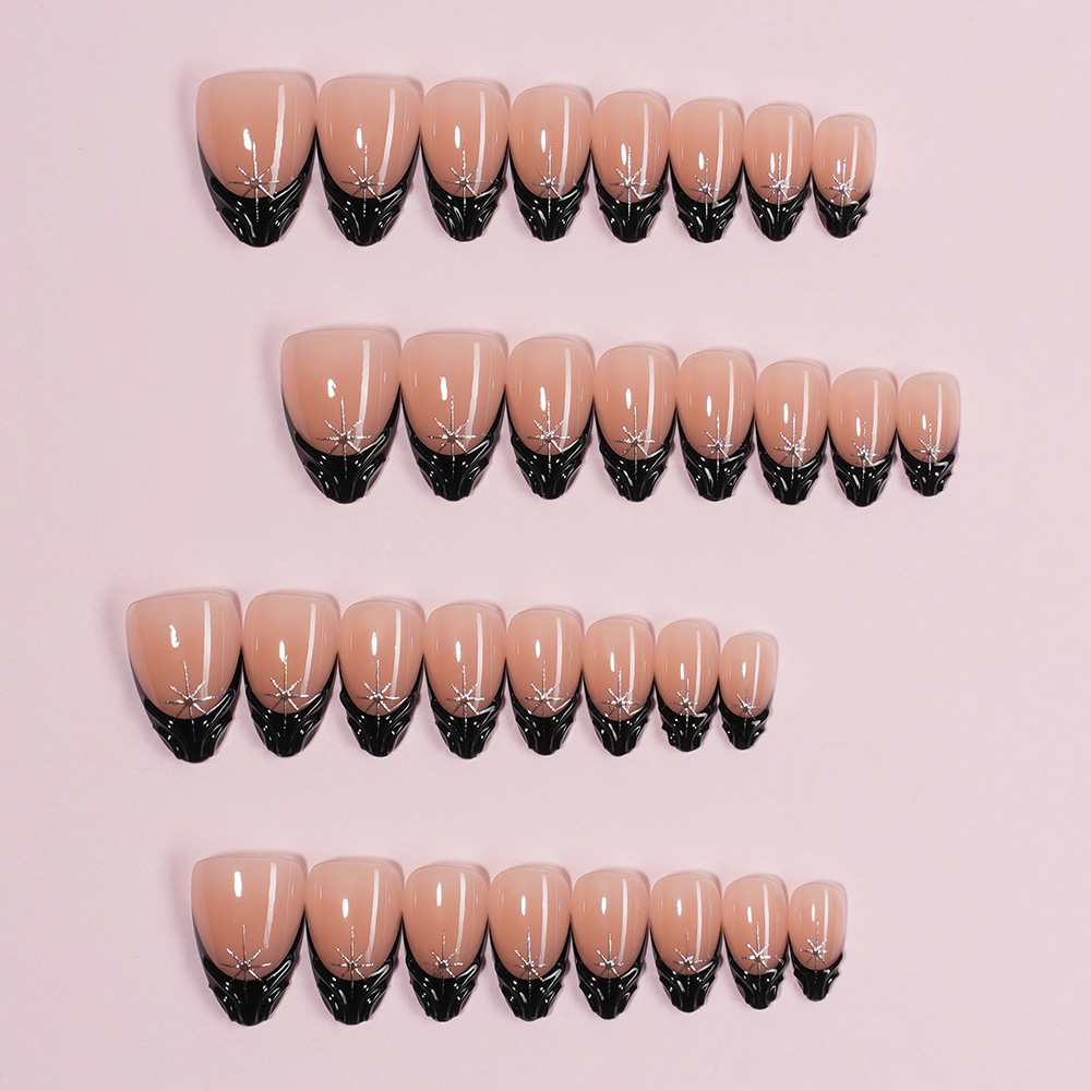 VITAGWX 64pcs Almond Press on  - огляд і ціна Nail Art Full Cat Eye