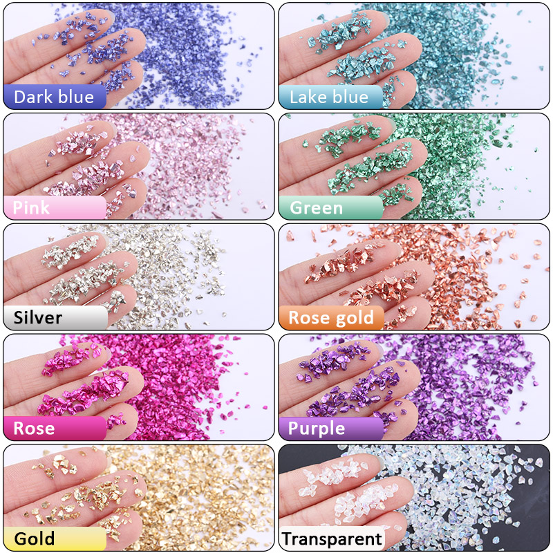 Epoxy Resin Colorful Metallic  - огляд і ціна Nail Art Natural
