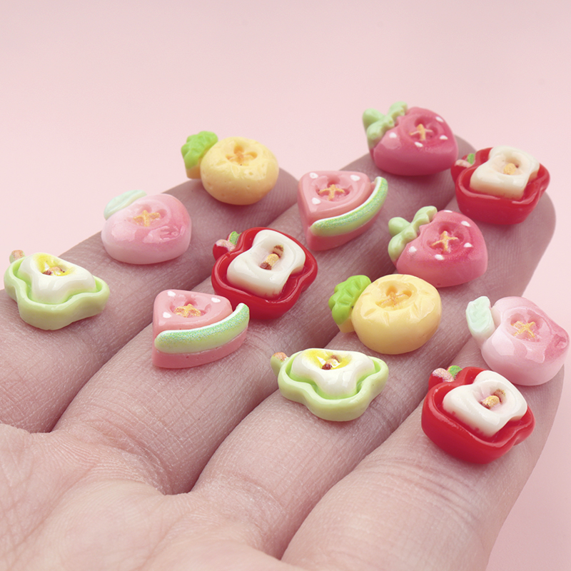 50/500pcs Mini Simulated Fruit - огляд і ціна Nail Art Strawberry