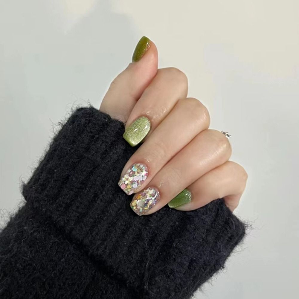 24PCS Reusable Cat Eye Press o - огляд і ціна Nail Art Full Cat Eye