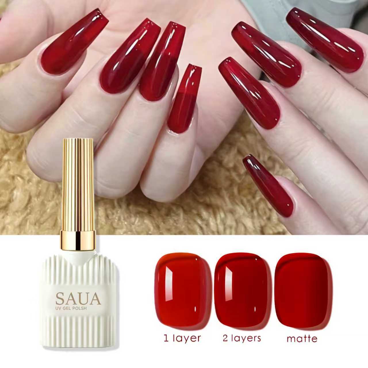 15ml translucent red nail poli - огляд і ціна Nail Art Simple Elegant