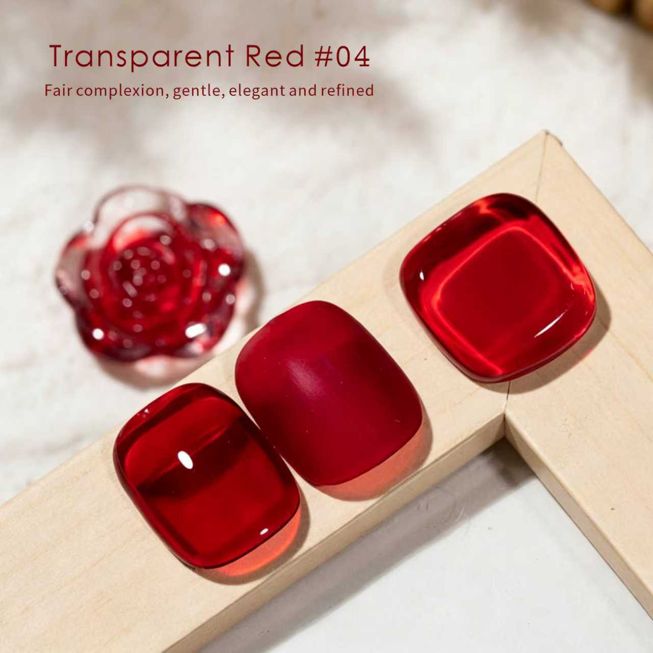 15ml translucent red nail poli - огляд і ціна Nail Art Simple Elegant