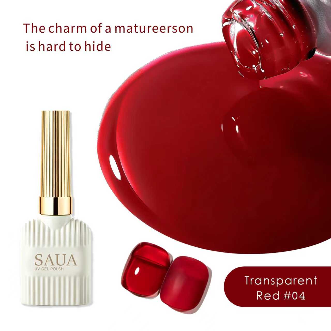 15ml translucent red nail poli - огляд і ціна Nail Art Simple Elegant