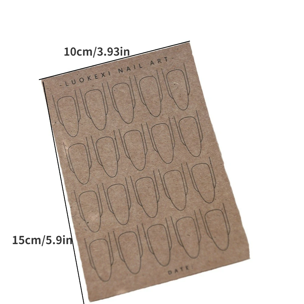 Nail Practice Paper Jam Transp - огляд і ціна Nail Art France