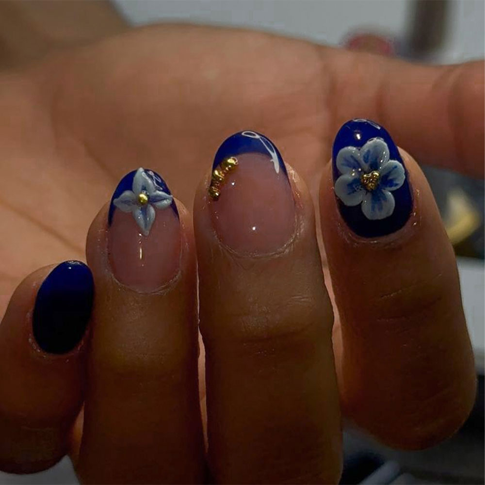 24pcs Short Oval 3D Gel Nail S - огляд і ціна Nail Art Oval