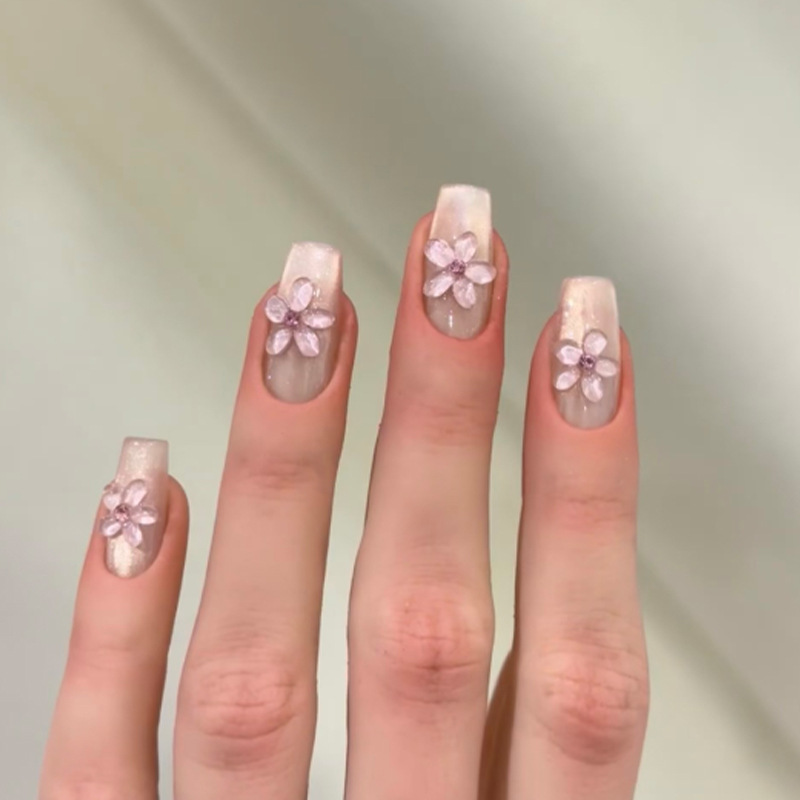 24Pcs Mid-length Ballet Fake N - огляд і ціна Nail Art Xs