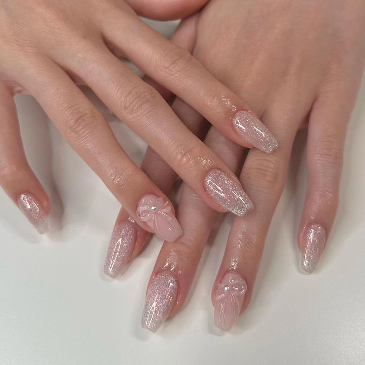 24Pcs Mid-length Ballet Fake N - огляд і ціна Nail Art Xs