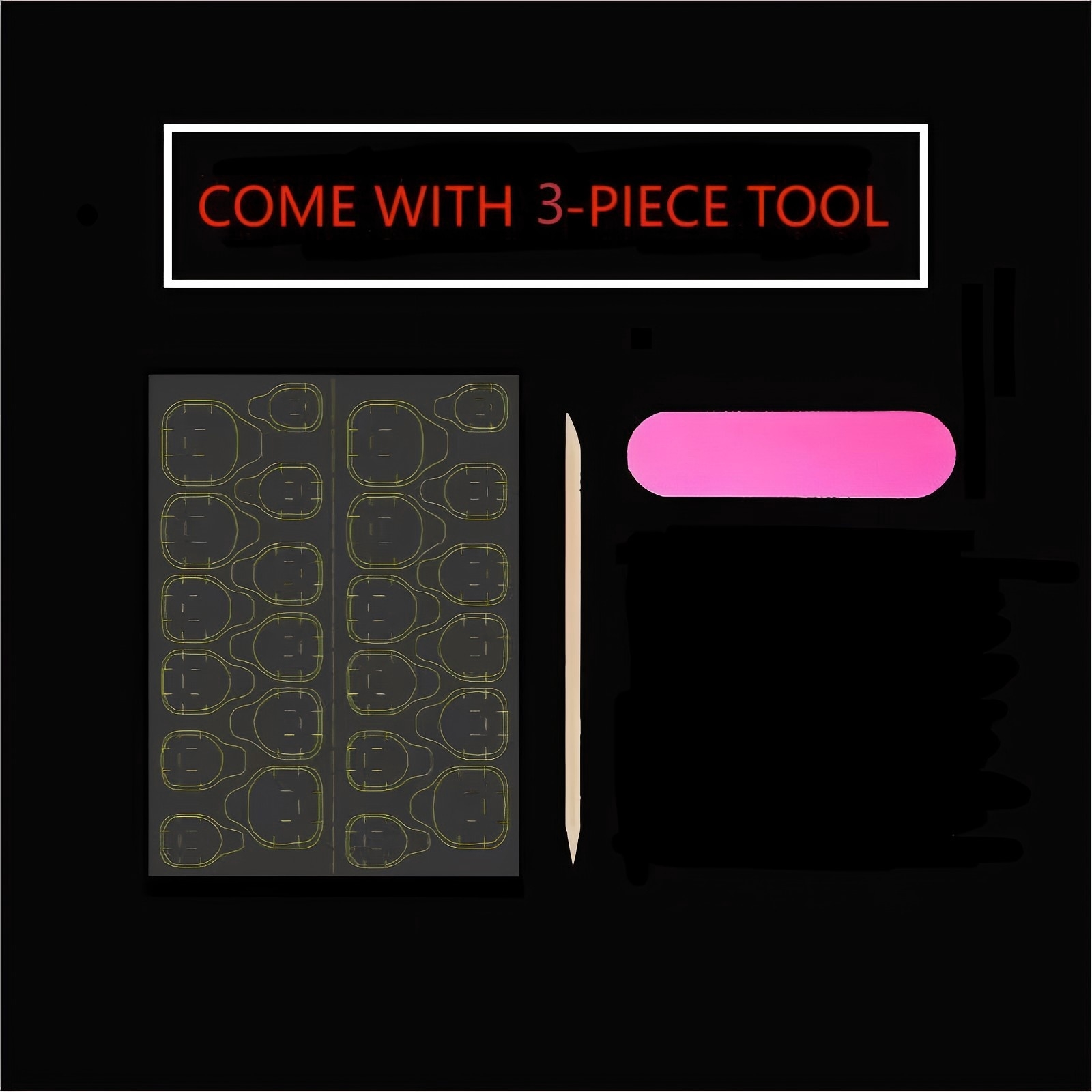 10pcs Pure Hand Pressed Long O - огляд і ціна Nail Art Oval
