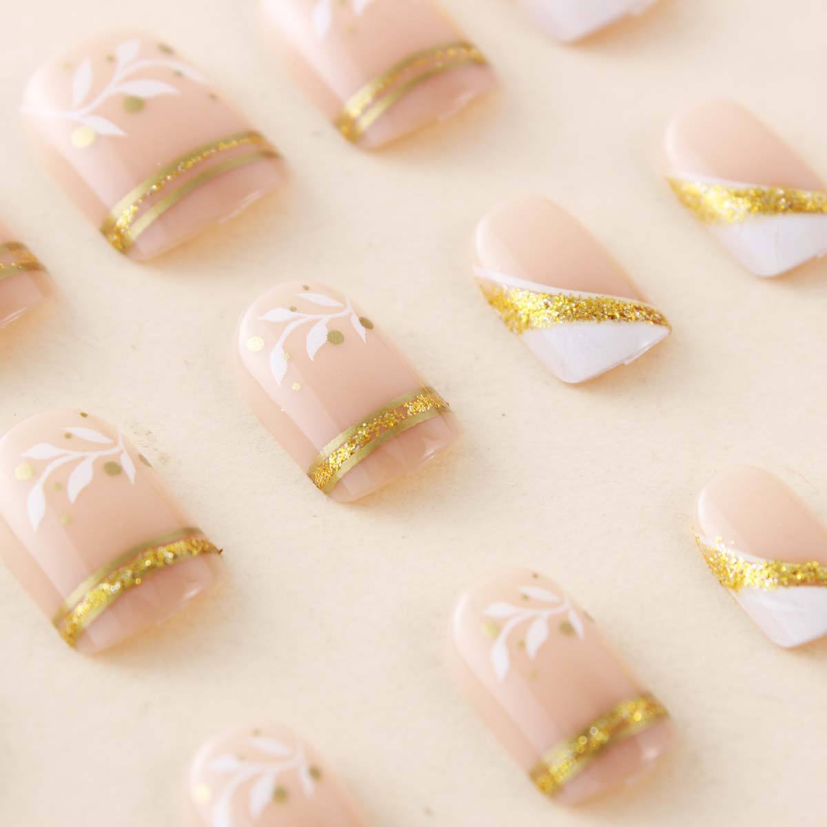 Short Medium fake nails for wo - огляд і ціна Nail Art Glitter