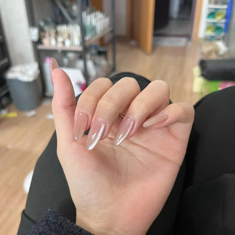 24Pcs Crystal Cat Eye False Na - огляд і ціна Nail Art Full Cat Eye